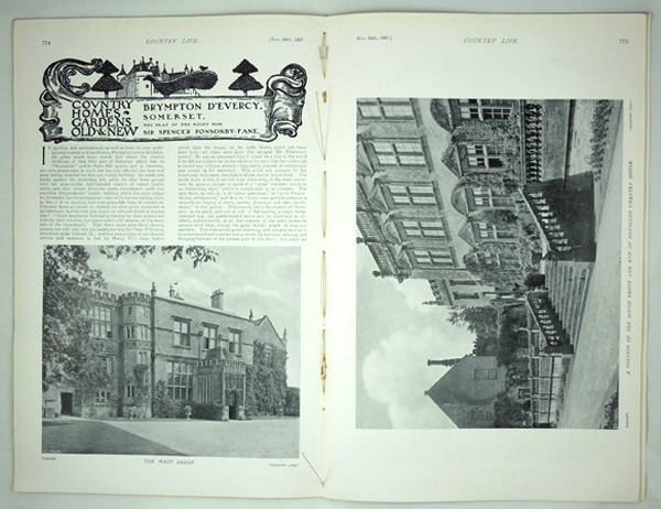 Brympton D'evercy, the Seat of Sir Spencer Ponsonby-Fane