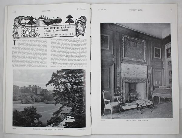 Dalkeith Palace, The Seat of the Duke of Buccleuch K.G