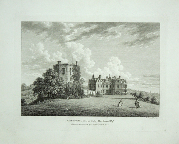 Chilham Castle, the Seat of Thomas Heron, Esq