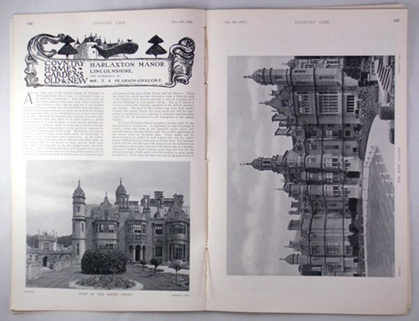 Harlaxton Manor, The Residence of Mr. T. S. Pearson-Gregory
