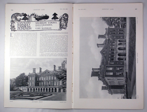 Shobdon Court, the Seat of Lord Bateman