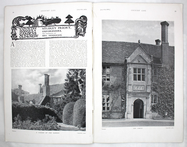 Studley Priory, The residence of Mrs. Henderson