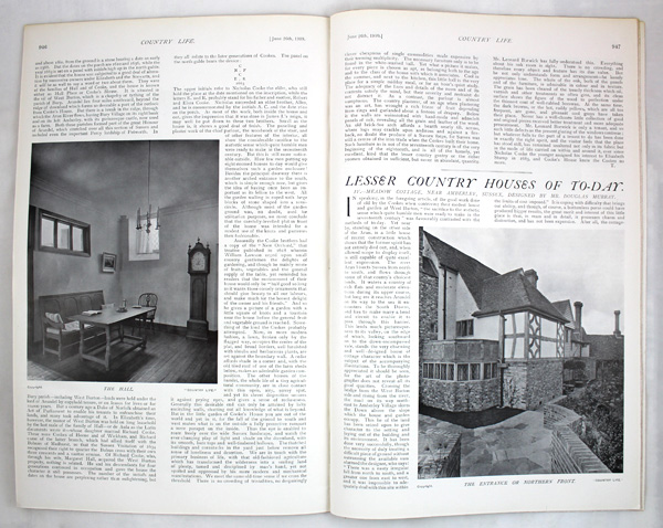 Meadow Cottage, near Amberley, Designed by Mr. Douglas Murray