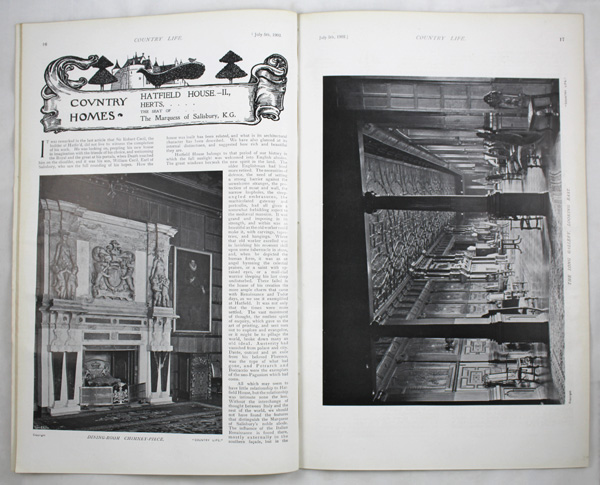 Hatfield House (Part-2) The Seat of The Marquess of Salisbury, K. G.