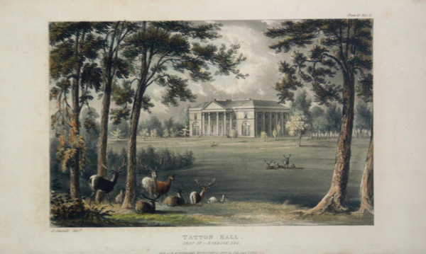 Tatton Hall (Tatton Park), the Seat of W. Egerton, Esq.