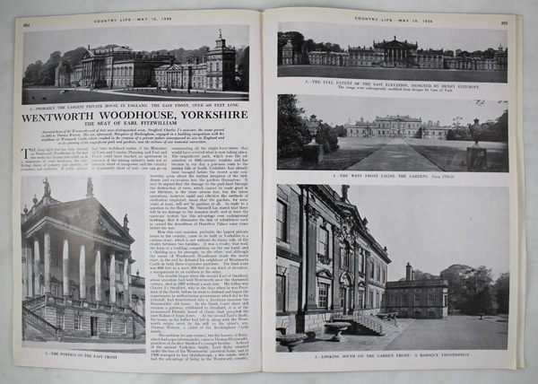 Wentworth Woodhouse, the seat of Earl Fitzwilliam