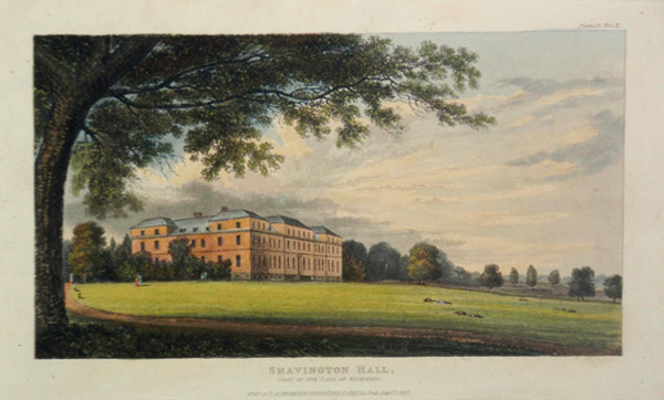 Shavington Hall, the Seat of the Earl of Kilmorey