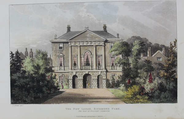 The New Lodge, Richmond Park, the Seat of Viscount Sidmouth