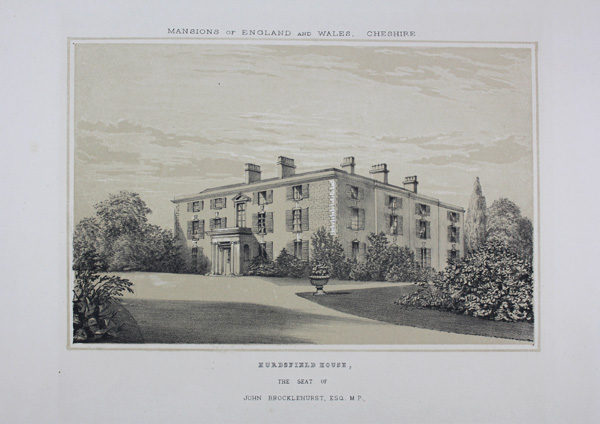 Hurdsfield House, The Seat of John Brocklehurst, Esq, M.P