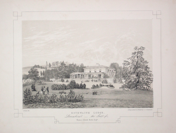 Esthwaite Lodge, The Seat of Thomas Albock Beck, Esq