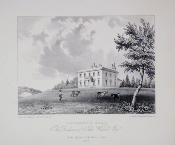 Broughton Hall, The Residence of John Wreford, Esq