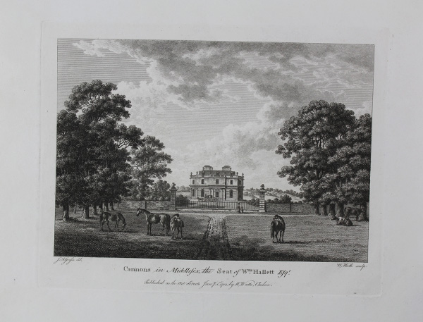 Cannons in Middlesex, the Seat of William Hallett, Esq