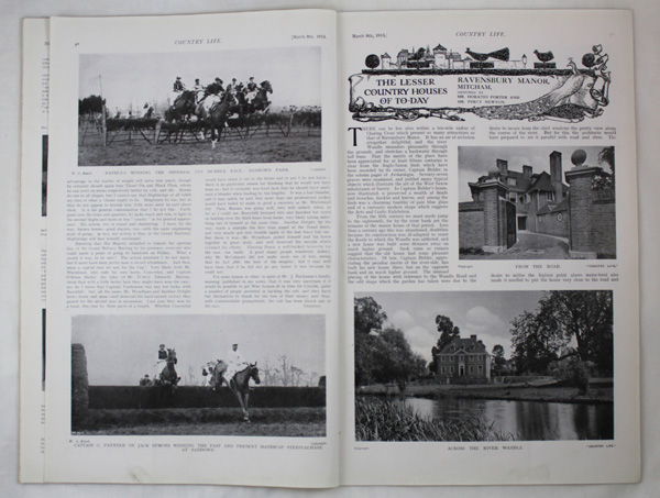 Ravensbury Manor, designed by Mr. Horatio Porter and Mr. Percy Newton