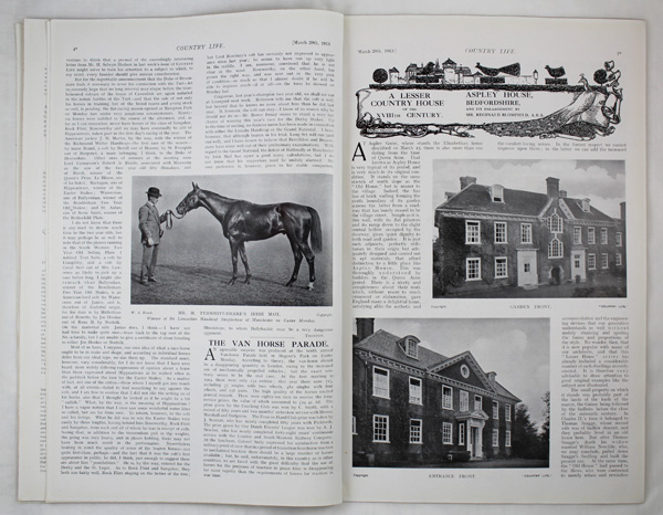 Aspley House, and its enlargement by Mr. Reginald Blomfield, A.R.A.