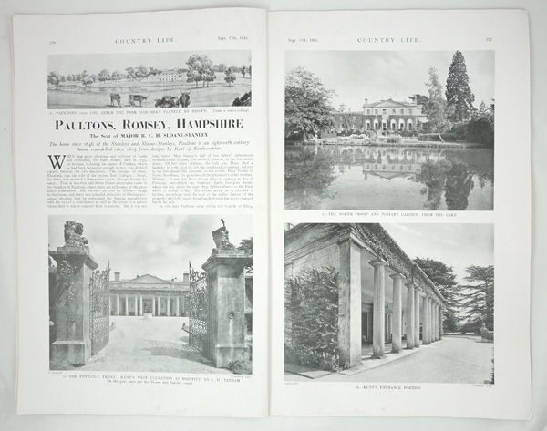 Paultons in Romsey, The Seat of Major R.C.H. Sloane-Stanley