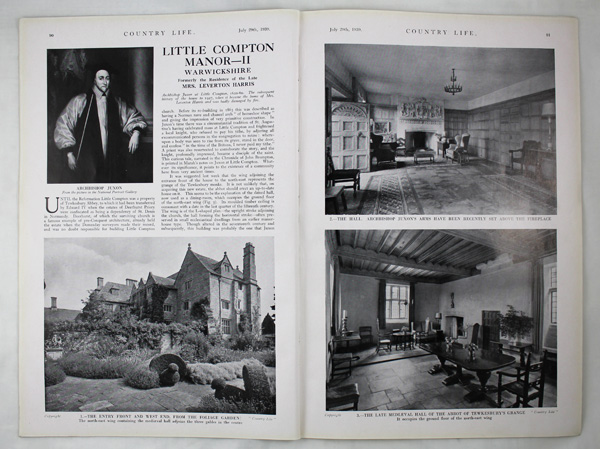 Little Compton Manor (Part 2), Formerly the Residence of the Late Mrs Leverton Harris