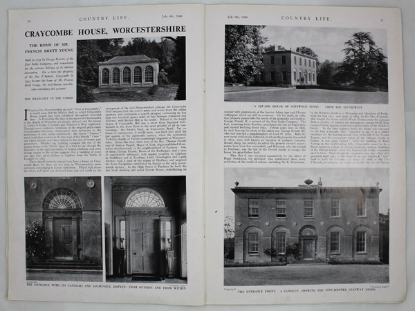 Craycombe House, The Home of Mr. Francis Brett Young