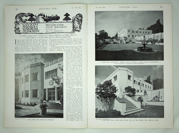 Broadlands at Ascot, the Residence of Mr F. C. Minoprio