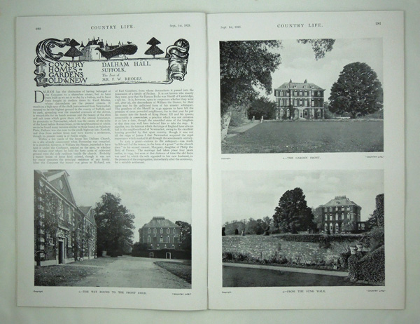 Dalham Hall, The Seat of Mr. F. W. Rhodes