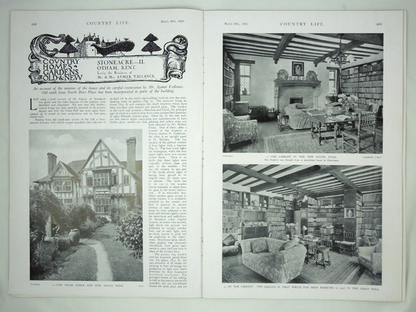 Stone Acre (Part-2), Lately the Residence of Mr. & Mrs. Aymer Vallance
