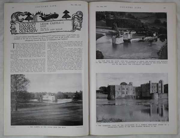 Leeds Castle, (Part 1) The Seat of The Hon. Lady Baillie