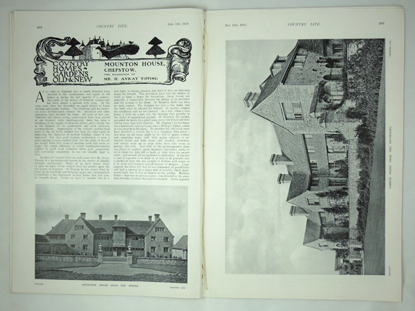 Mounton House, the Residence of Mr H. Avary Tipping