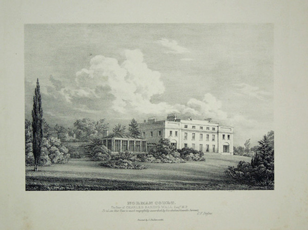 Norman Court, The Seat of Charles Baring Wall, Esq