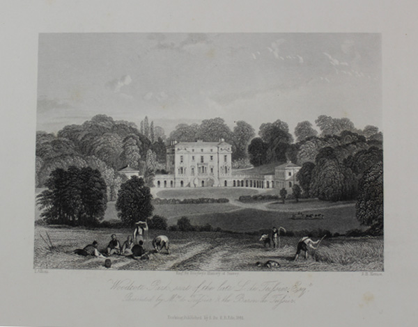 Woodcote Park, the Seat of the Late L de Tessier, Esq