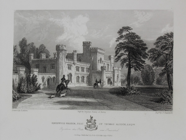 Kingswood Warren, the Seat of Thomas Alcock, Esq