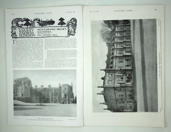 Mottisfont Priory, The Property of Mrs. Barker Mill