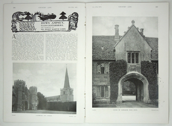 Down Ampney, The Residence of Mr Henry Martin Gibbs