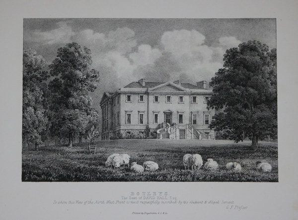 Botleys (North West Front), The Seat of David Hall, Esq