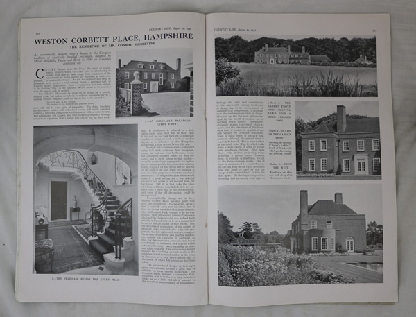 Weston Corbett Place, Weston Corbett, The Residence of Mr Conrad Heseltine