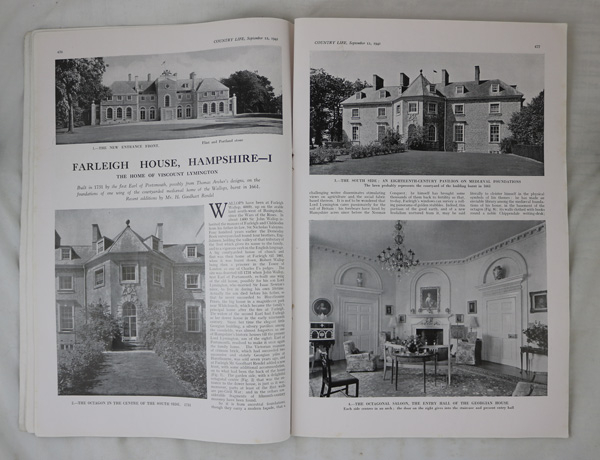 Farleigh House, Farleigh Wallop (Part 1), The Home of Viscount Lymington