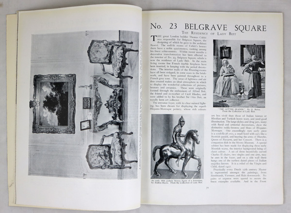 23 Belgrave Square, London. The Residence of Lady Beit