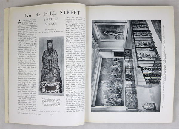 42, Hill Street, Berkeley Square, London. The Residence of Mr and Mrs Anthony de Rothschild