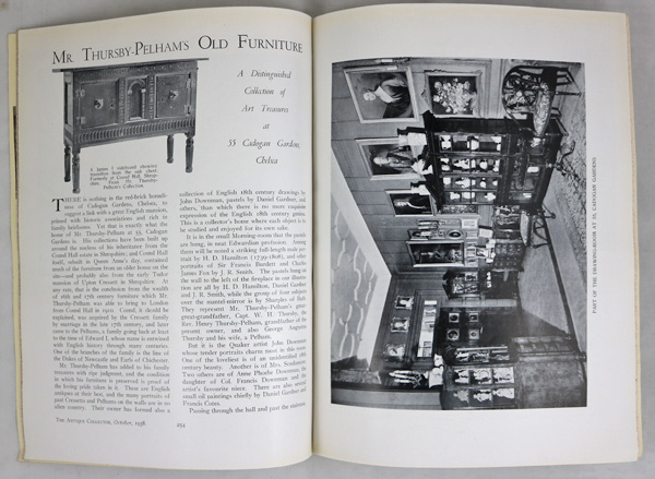 55, Cadogan Gardens, Chelsea. Mr Thursby-Pelham's Old Furniture