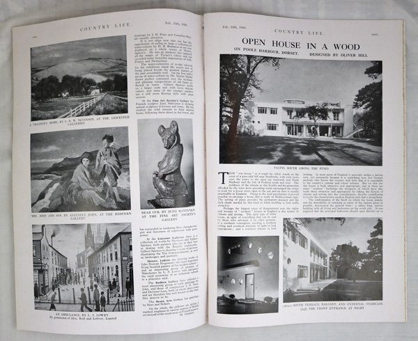 Landfall (Open House in a Wood), Poole, Designed by Oliver Hill