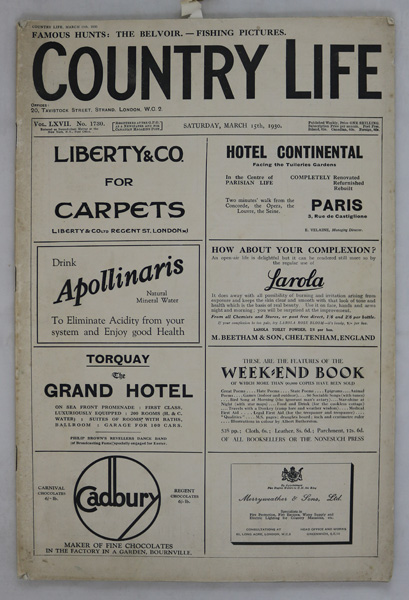 Cold Overton Hall, The Seat of Mr James Montagu