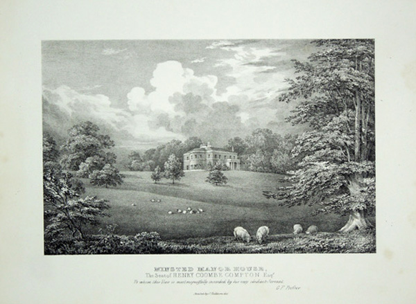 Minsted Manor House, The Seat of Henry Coombe Compton, Esq