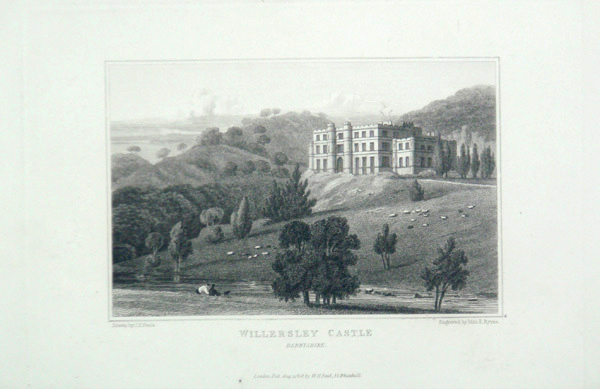 Willersley Castle in Derbyshire, the Seat of Richard Arkwright, Esq